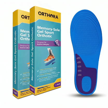 2-Pack Memory-Sole Gel Sport Orthotic Insoles