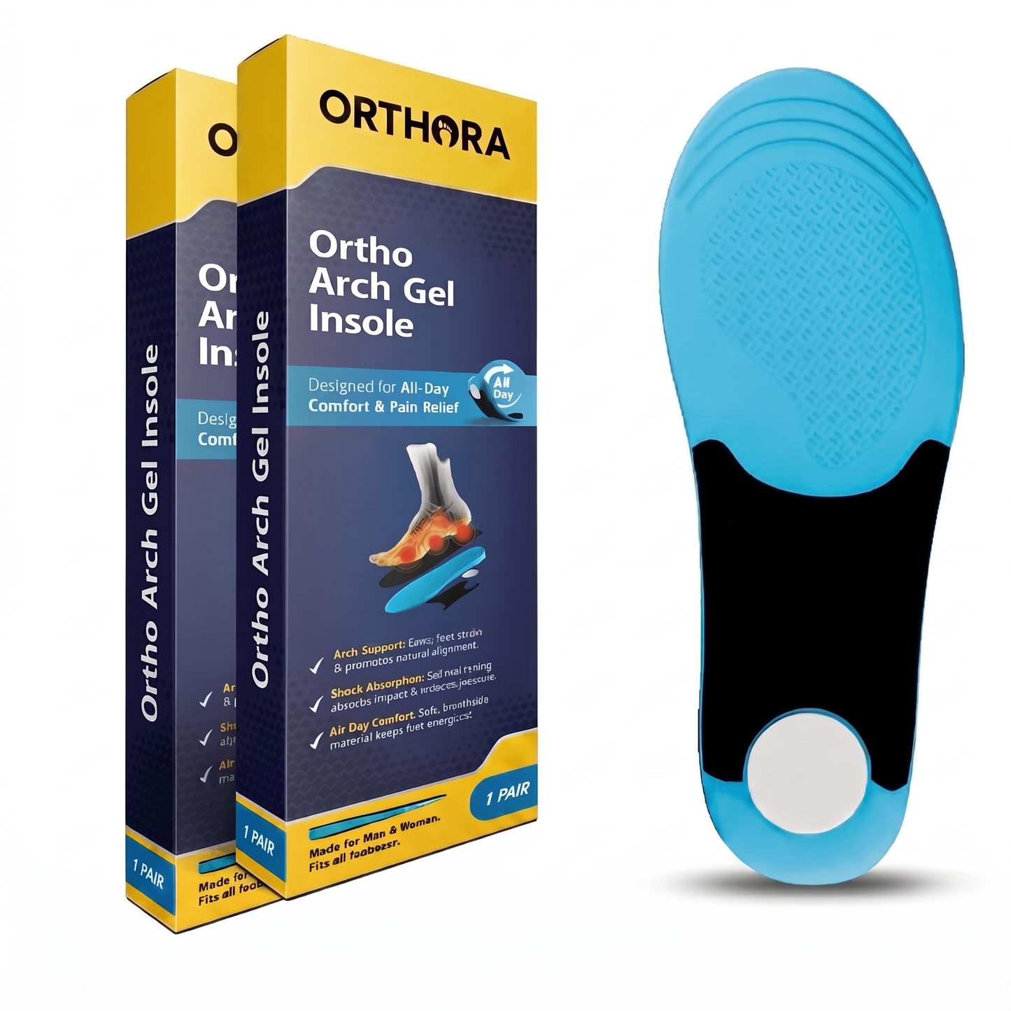 2-Pack All-Day Comfort & Support Insole