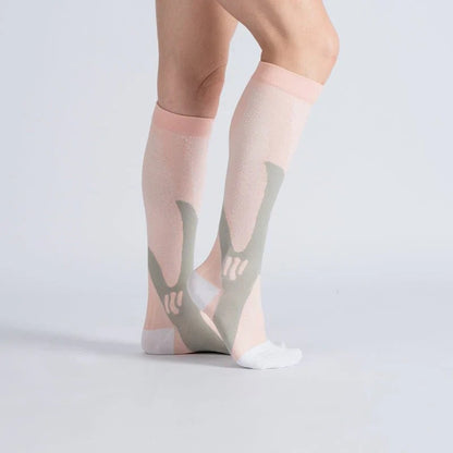 OrthoFlow™ Compression Socks - Royal Pink