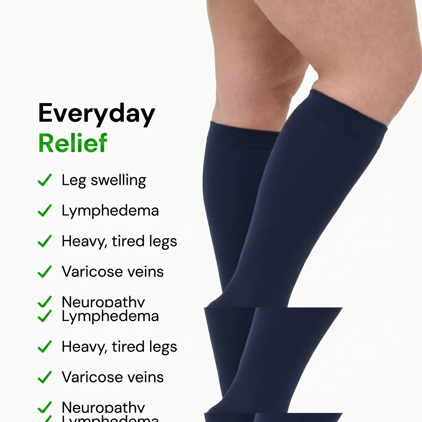 OrthoFlow™ Compression Socks - Midnight Pink Pulse