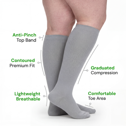OrthoFlow™ Compression Socks - Tan