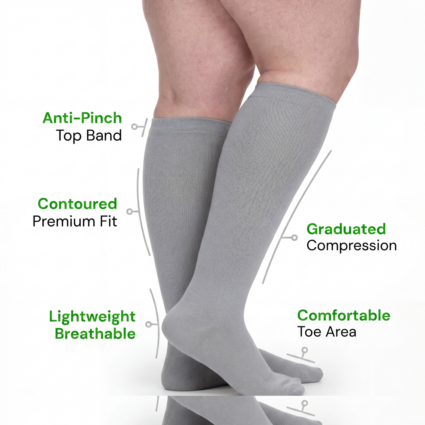 OrthoFlow™ Compression Socks - Orange Vanilla