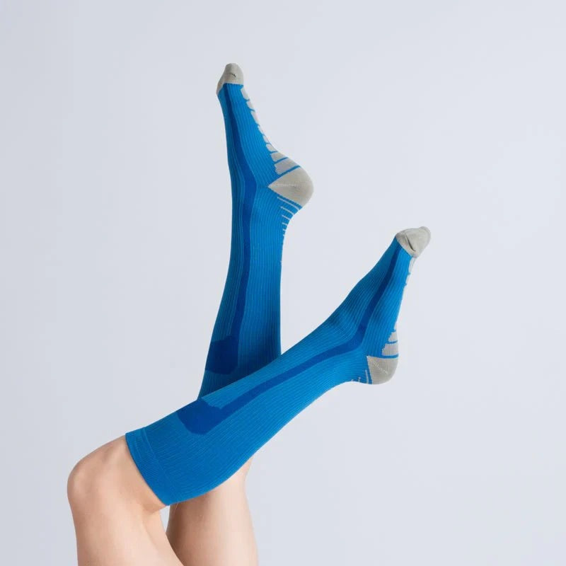 OrthoFlow™ Compression Socks - Blue Gray