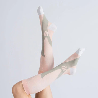 OrthoFlow™ Compression Socks - Royal Pink