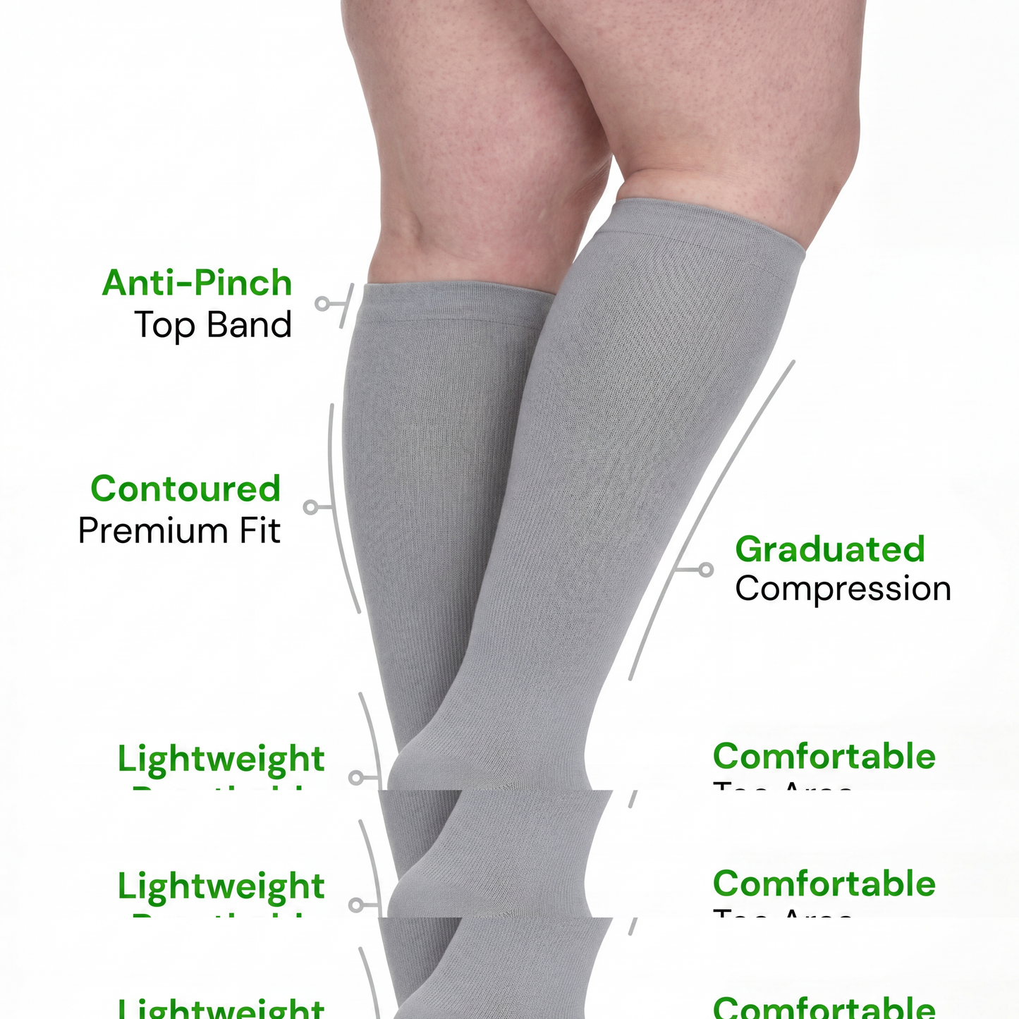 OrthoFlow™ Compression Socks - Blue Orange
