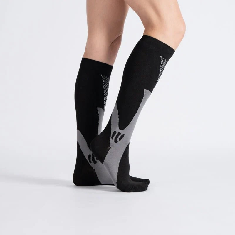 OrthoFlow™ Compression Socks - Midnight Gray
