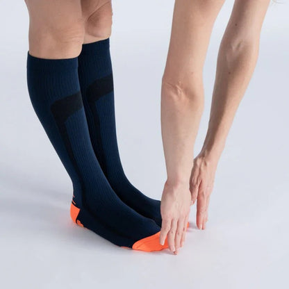 OrthoFlow™ Compression Socks - Blue Orange