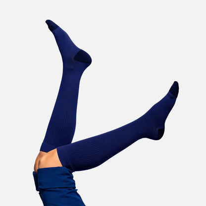Classic Compression Socks - Navy Blue
