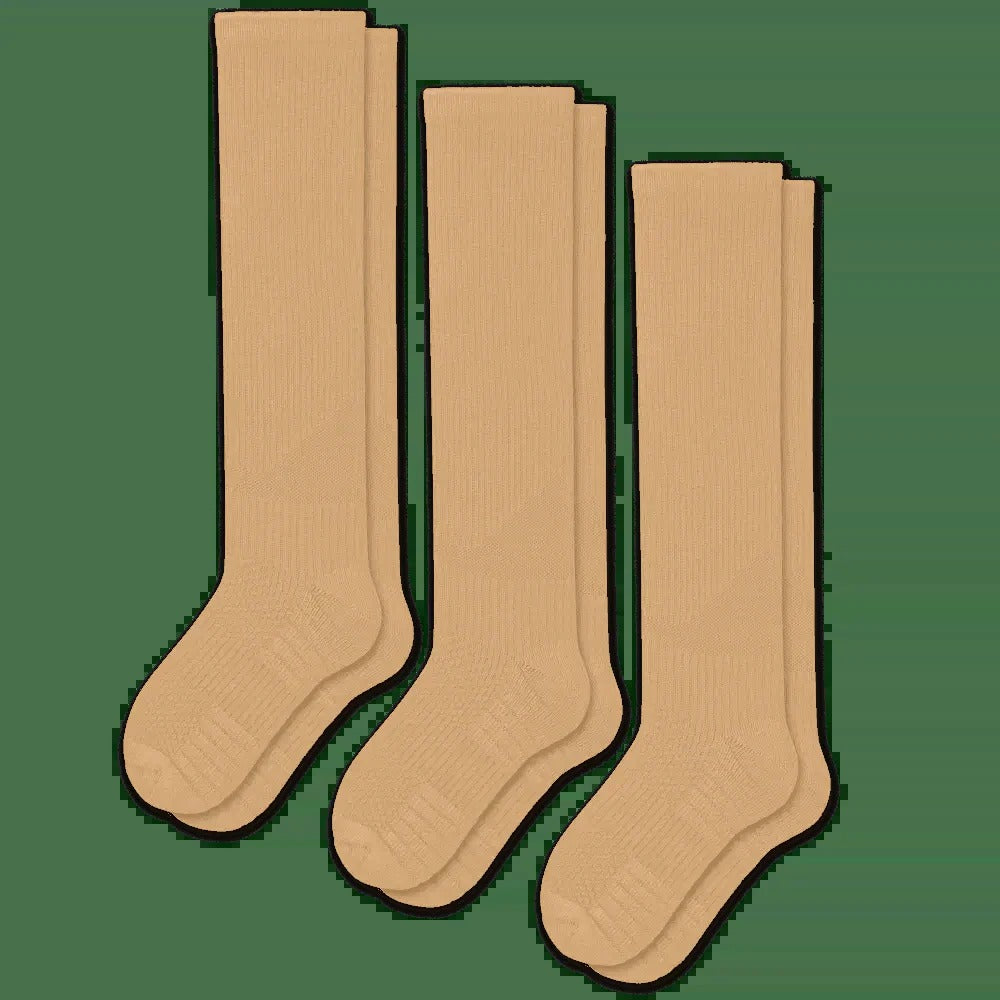 OrthoFlow™ Compression Socks - Tan
