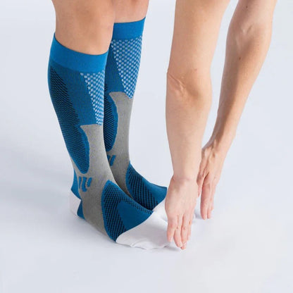 OrthoFlow™ Compression Socks - Royal Blue