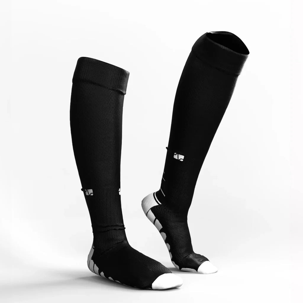 OrthoFlow™ Compression Socks - Black White