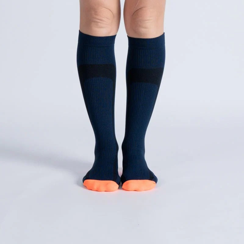 OrthoFlow™ Compression Socks - Green White