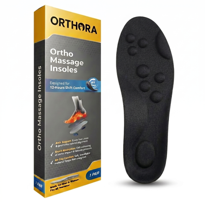 Orthora™ Massage Insoles – 12 Hour Shift Comfort