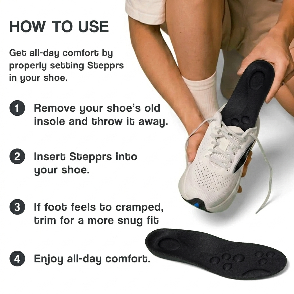 Orthora™ Massage Insoles – 12 Hour Shift Comfort