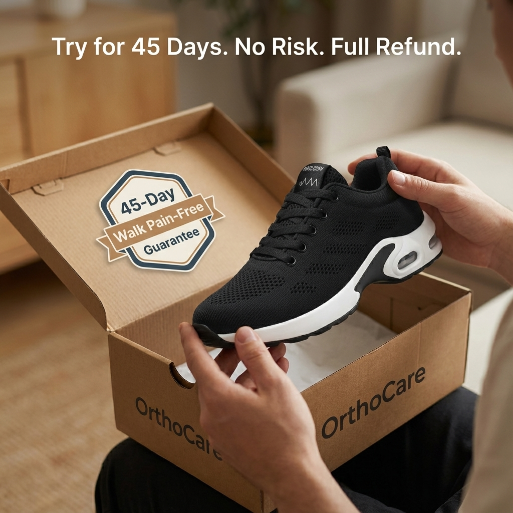 Orthora™ Pro — 12-Hour Shift Shoes for All-Day Foot, Knee & Back Pain Relief