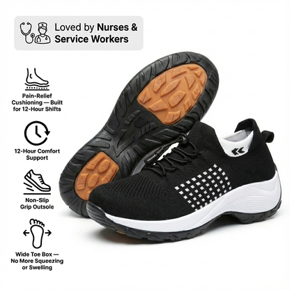 ShiftPro™ – 12-Hour Comfort Shoes for Heel & Plantar Fasciitis Relief